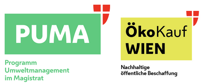 Logos Kooperation mit den Umweltprogrammen der Stadt Wien